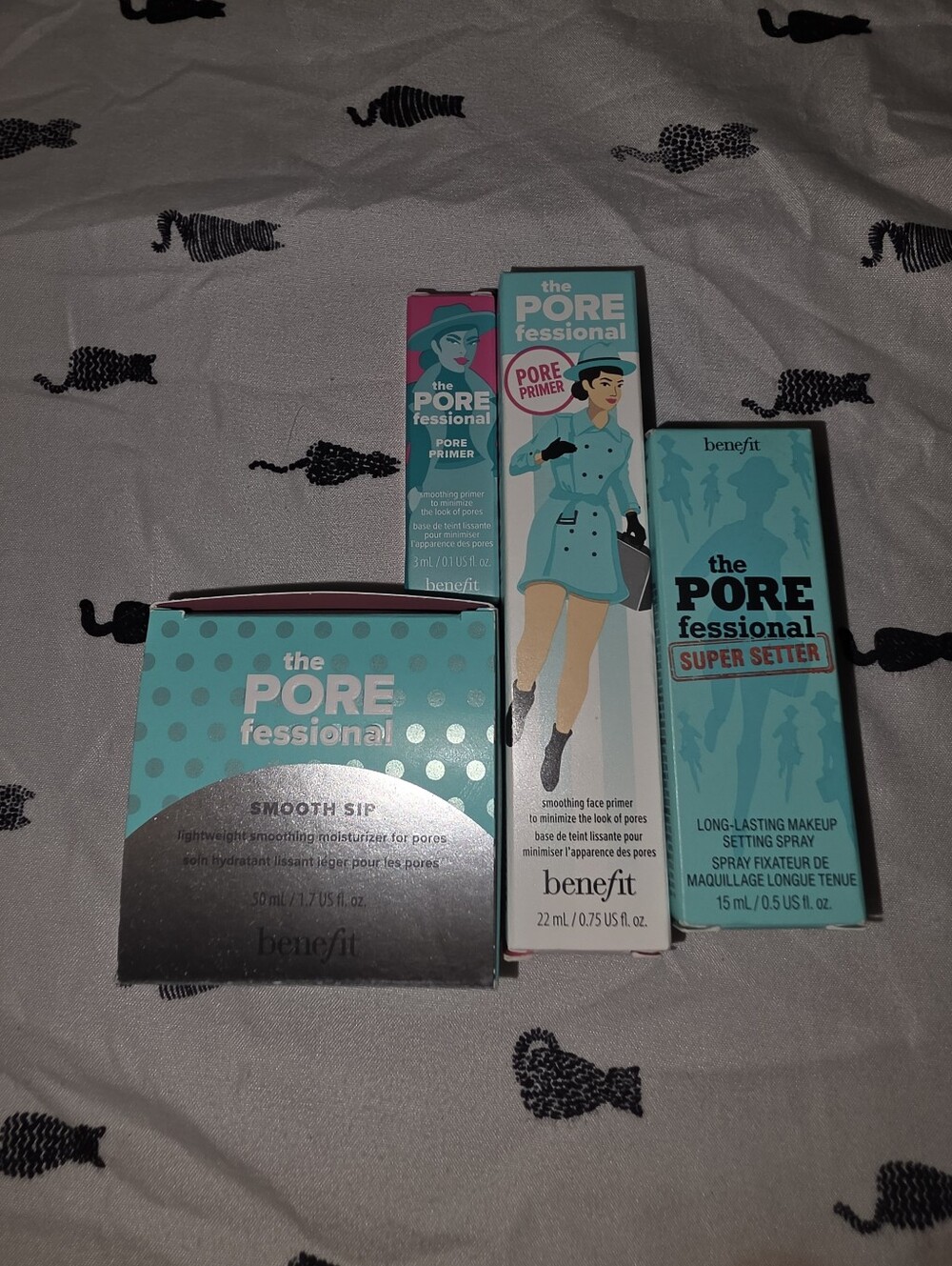 Lot of Benefit POREfessional Skincare Set Super setter, smooth sip, pore primer